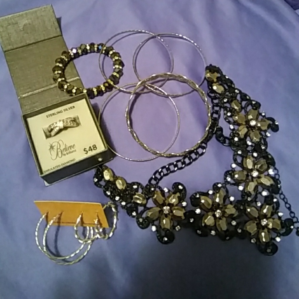 Sterling silver jewelry set